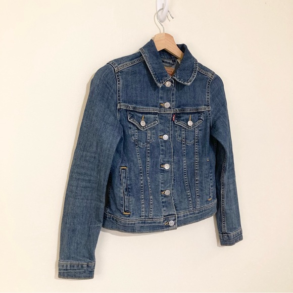 Levi’s Ex-Boyfriend Trucker Jacket Size Extra Small - Picture 4 of 8
